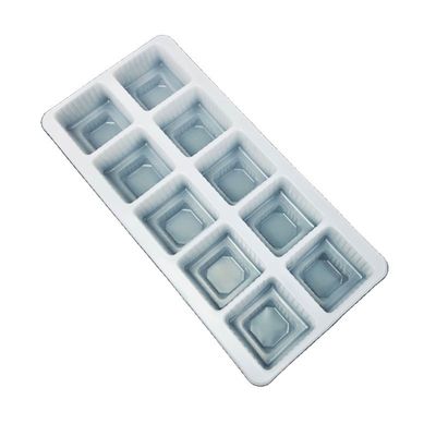 39000M2 Área de producción de la medida de ocho secciones de la bandeja de ampollas de PP para mini pastel Cupcake