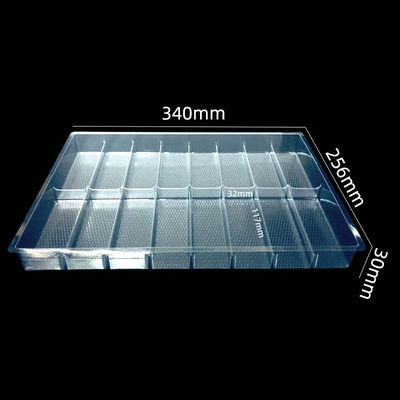 Embalaje en ampollas de PET transparente para bandeja de cubo de hielo caja de plástico resistente al frío bloque de hielo OEM