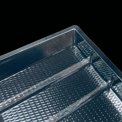Embalaje en ampollas de PET transparente para bandeja de cubo de hielo caja de plástico resistente al frío bloque de hielo OEM
