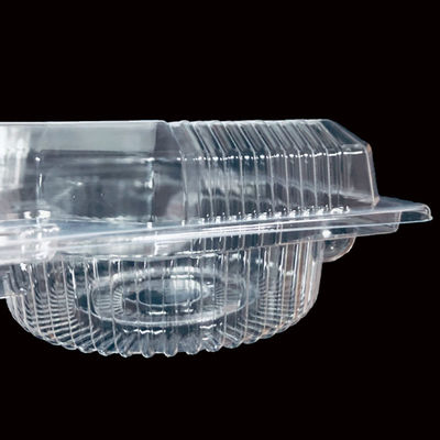 SH-0058 Embalaje PET transparente desechable de calidad alimentaria para pasteles de tartas de huevo para llevar