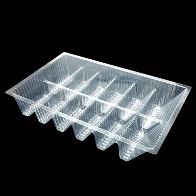 Materiales reciclables Característica de bandeja de ampollas PET transparente personalizada para dulces