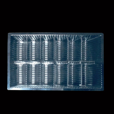 Materiales reciclables Característica de bandeja de ampollas PET transparente personalizada para dulces