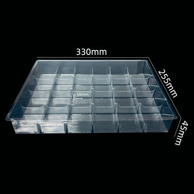 Área de producción de 39000 metros cuadrados Embalaje de formación de vacío PET transparente a medida para bloques de hielo de cubo de hielo