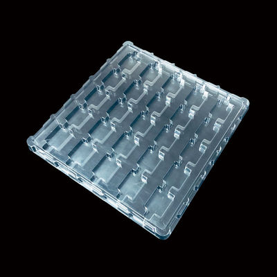 Placa de ampollas de plástico para componentes de semiconductores personalizada