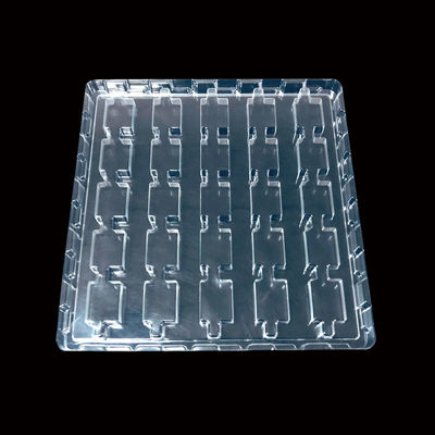 Placa de ampollas de plástico para componentes de semiconductores personalizada