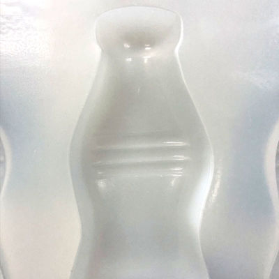 Envases de plástico desechables personalizados para helados en forma de botellas de bebidas dulces
