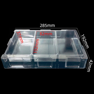 Material PET personalizado Embalaje de alimentos Blister Insert Tray para alimentos industriales de jalea