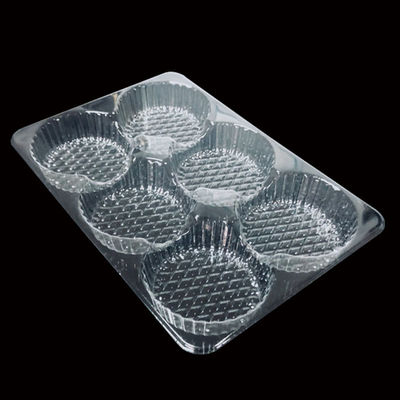 Grado alimenticio PET transparente Blister inserción bandeja para Mochi Pastelería Pastelería