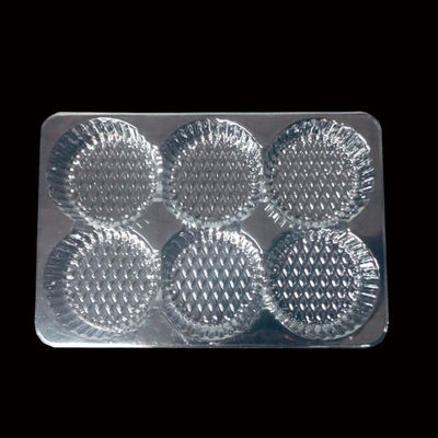 Grado alimenticio PET transparente Blister inserción bandeja para Mochi Pastelería Pastelería