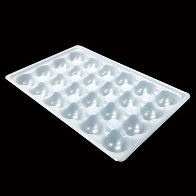 OEM ODM bandeja de ampollas de PP blanco natural para bolas de pulpo bolas de carne espesor 0,2-2,0 mm