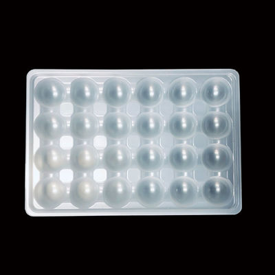 OEM ODM bandeja de ampollas de PP blanco natural para bolas de pulpo bolas de carne espesor 0,2-2,0 mm