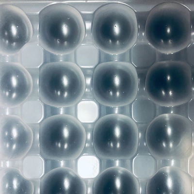 OEM ODM bandeja de ampollas de PP blanco natural para bolas de pulpo bolas de carne espesor 0,2-2,0 mm