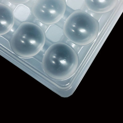 OEM ODM bandeja de ampollas de PP blanco natural para bolas de pulpo bolas de carne espesor 0,2-2,0 mm