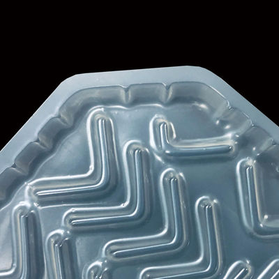 bandeja de ampollas de PP personalizada para comida de merienda -18°C resistente al frío Microondas Tipo seguro de plástico PP
