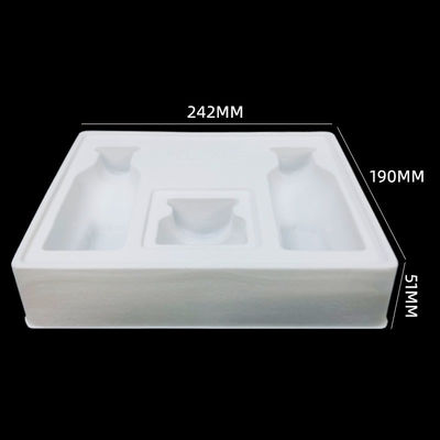 PS Tarjeta de inserción cosmética de terciopelo para kit de cuidado de la piel de 3 piezas Material de grado industrial