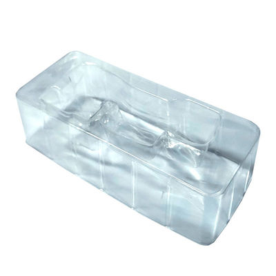 Tela de inserción de ampollas de PET transparente personalizada para herramientas de maquillaje de frascos de polvo de uñas de cromo