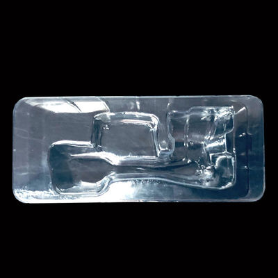 Tela de inserción de ampollas de PET transparente personalizada para herramientas de maquillaje de frascos de polvo de uñas de cromo