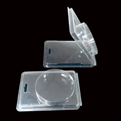 Embalaje de plástico con perillas PET transparente Blister de cáscara de almeja para uñas falsas ISO9001 aprobado