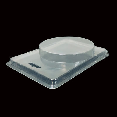 Embalaje de plástico con perillas PET transparente Blister de cáscara de almeja para uñas falsas ISO9001 aprobado