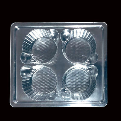 Grado 4 de alimentos Envases de cajas de plástico para pasteles desechables Muffins Tipo de plástico PET