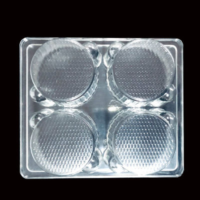 Grado 4 de alimentos Envases de cajas de plástico para pasteles desechables Muffins Tipo de plástico PET