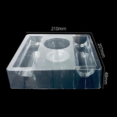 Envases cosméticos de forma y tamaño personalizables Envases transparentes con ampollas de PET para el kit de cuidado de la piel