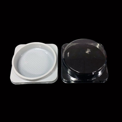 36 años Embalaje de ampollas Fabricación de bandeja blanca tapa transparente para cajas de plástico
