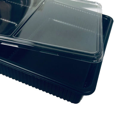 36 años de experiencia en el embalaje personalizado de placas negras de PP con tapa transparente de PET para carne en rodajas