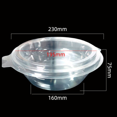 Tamaño personalizado Clamshell de ampolla de PET transparente para bolsas de papel de papel de aluminio de freidora de aire