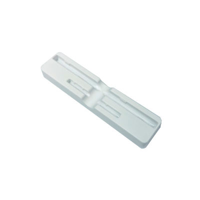 Diseño interno certificado por ISO Texturas mate Blanco PS Blister Tray para lápiz de cejas