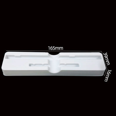 Diseño interno certificado por ISO Texturas mate Blanco PS Blister Tray para lápiz de cejas