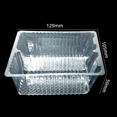 Embalaje de alimentos personalizado Tarjeta de inserción de ampollas PET transparente para papas fritas papas fritas
