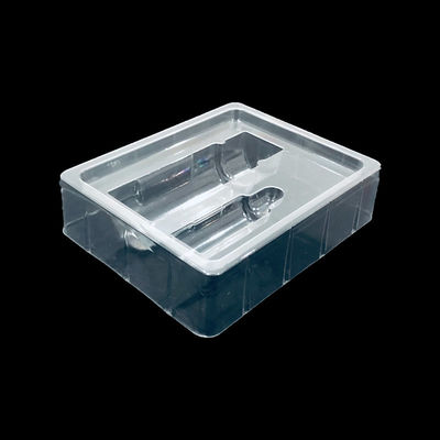 Envases de PET transparentes con ampollas para el kit de cuidado de la piel en plástico