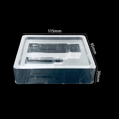 Envases de PET transparentes con ampollas para el kit de cuidado de la piel en plástico