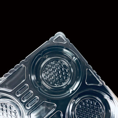 Se acepta el pedido personalizado SH-0263 Envases moldeados con forma de vacío transparentes de PET para bebidas refrescantes de té Boba