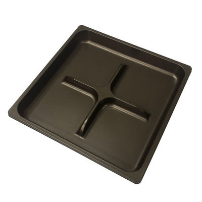 Embalaje de plástico resistente al frío de grado alimenticio de color ámbar bandeja de ampollas para rosquillas mooncake