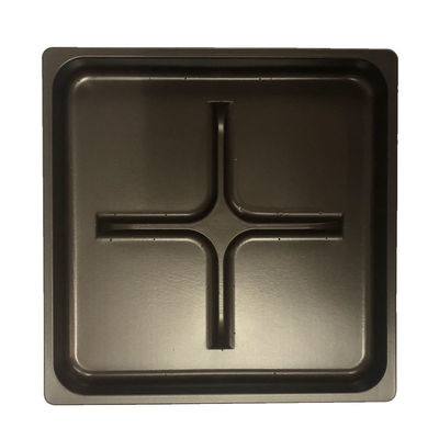 Embalaje de plástico resistente al frío de grado alimenticio de color ámbar bandeja de ampollas para rosquillas mooncake