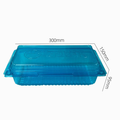36 años de experiencia Envases de plástico de PET azul Envases de ampollas para cangrejos