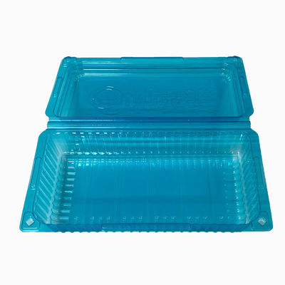 36 años de experiencia Envases de plástico de PET azul Envases de ampollas para cangrejos
