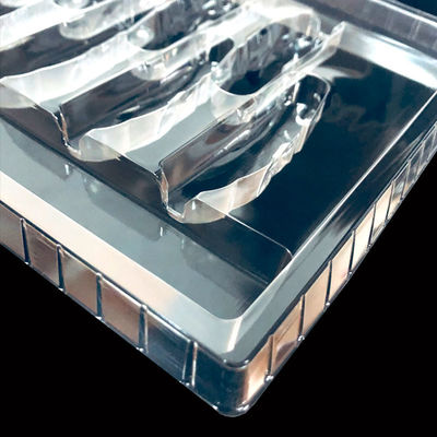 Embalaje de plástico PET transparente, bandeja de ampollas desechables a medida para cuchillos plegables