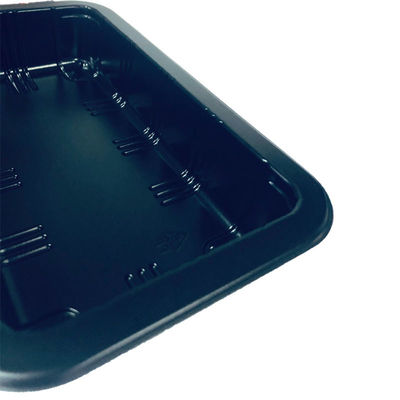 39000M2 Área de producción personalizada bandeja de ampollas de PP negro desechable para alimentos