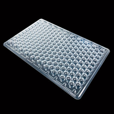 Clase 100 bandeja de ampollas PET transparente bandeja moldeada para lentes de contacto y piezas ópticas