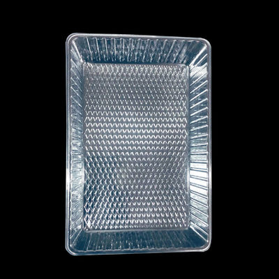 Cajas de plástico PET transparentes bandeja de ampollas para pan panadería muffin ensalada de pastel a medida
