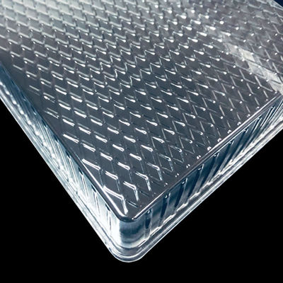 Cajas de plástico PET transparentes bandeja de ampollas para pan panadería muffin ensalada de pastel a medida