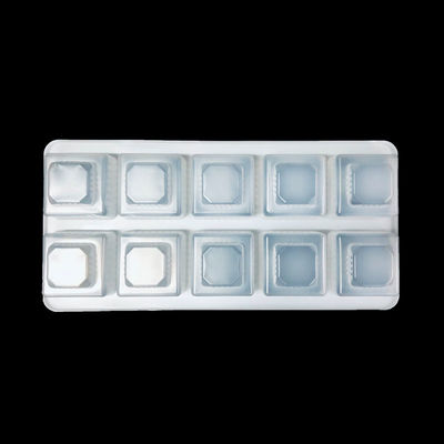 39000M2 Área de producción de la medida de ocho secciones de la bandeja de ampollas de PP para mini pastel Cupcake