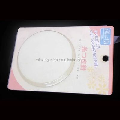 PET/PVC/PS/PP Embalaje en ampollas de cartón de papel deslizante triple plegable personalizado para monedas