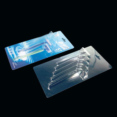 ISO9001 ISO14001 Embalaje en ampollas PET transparente con sellado para artículos de cuidado personal