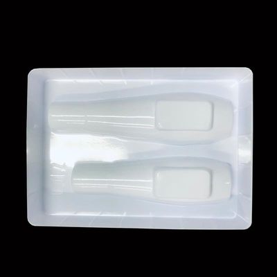 Caja de PVC blanco a medida MOQ 10000 pcs para el embalaje personalizado del conjunto de cuidado de la piel