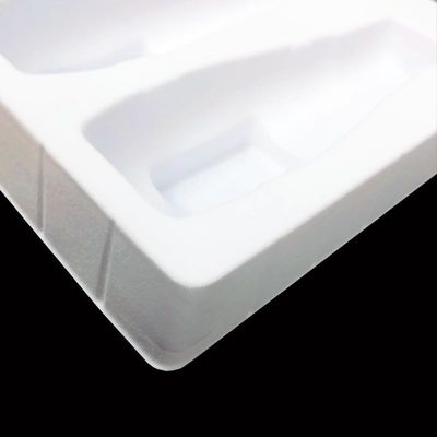 Caja de PVC blanco a medida MOQ 10000 pcs para el embalaje personalizado del conjunto de cuidado de la piel