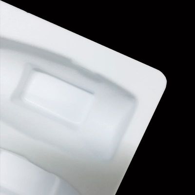 Caja de PVC blanco a medida MOQ 10000 pcs para el embalaje personalizado del conjunto de cuidado de la piel